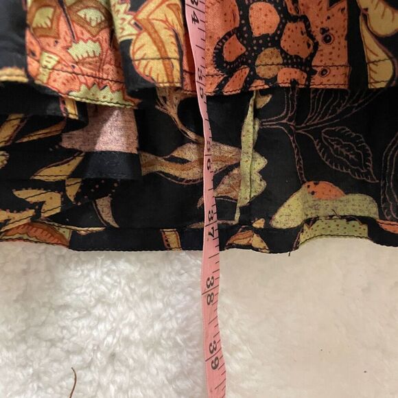 Roller Rabbit Womens Pamela Taos Mini Tunic Dress in Black Floral Size Small - Picture 7 of 9